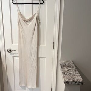 Express Champagne Satin Dress